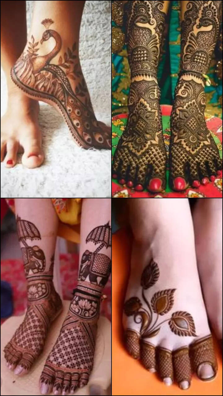 mehndi designs for feet, stylish foot mehndi design, foot mehndi design  photos | Zoom TV, image size:720x1280