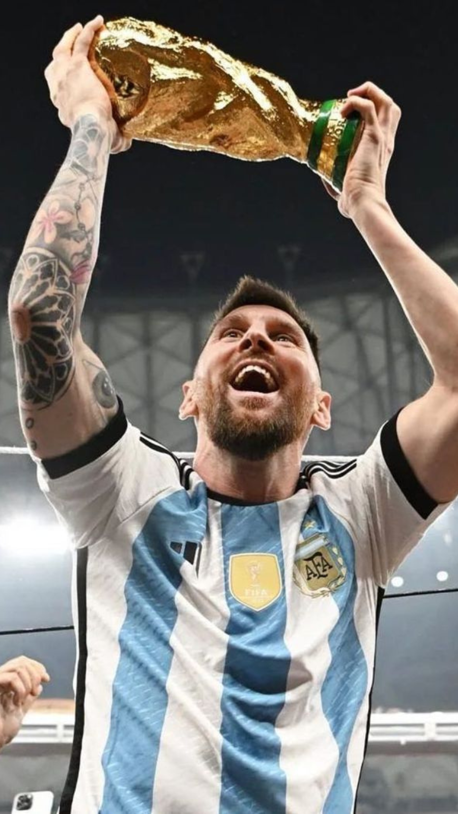 Lionel Messi Hand Tattoos