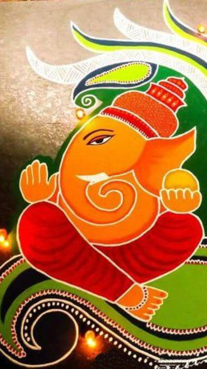 Wiining Rangolis Award Winning Rangoli Designs Images