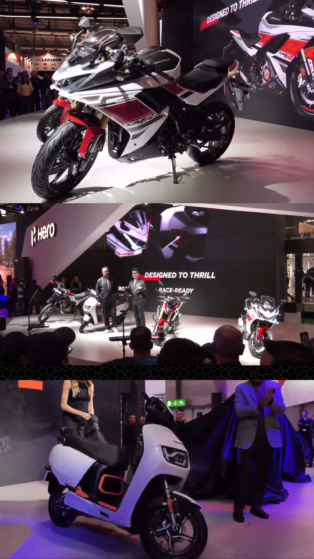 HIRO☆彡 4 New Hero Motocorp Two-wheelers Showcased At EICMA 2024: Hero