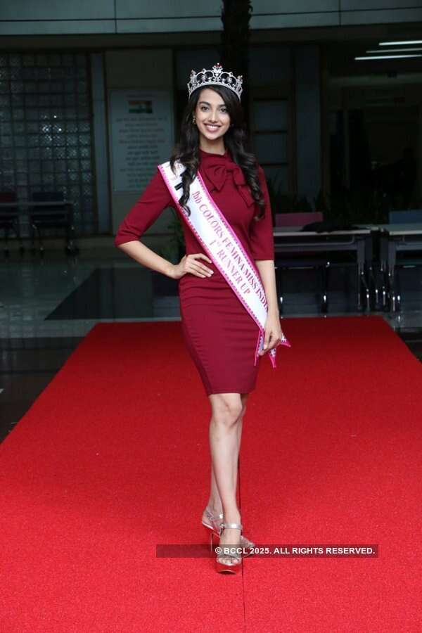 Miss India 2018 winners visit Wellingkar Institute of Management Studies