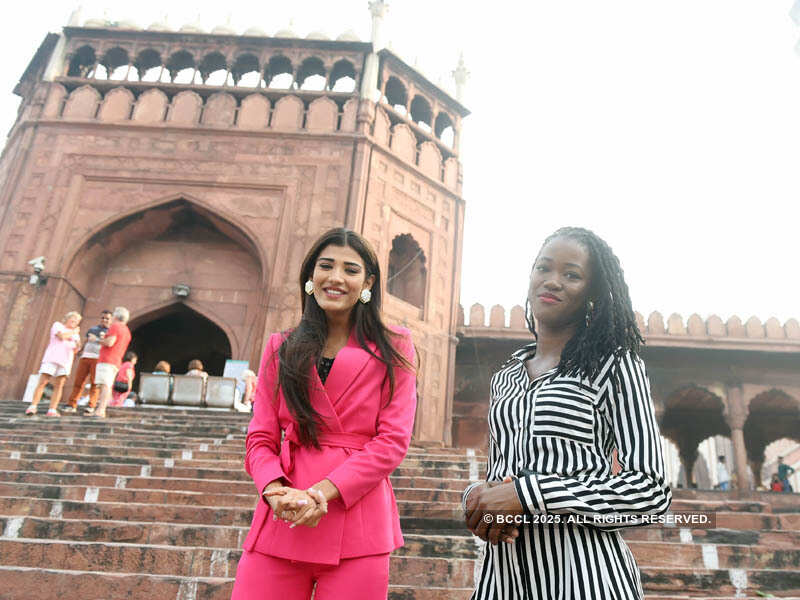 Nehal Chudasama and Dee-Ann Kentish-Rogers Delhi escapade