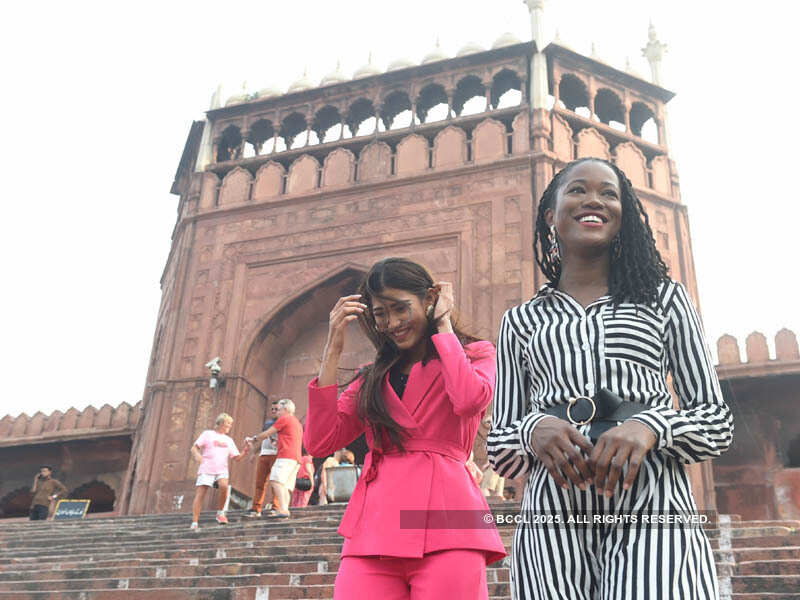 Nehal Chudasama and Dee-Ann Kentish-Rogers Delhi escapade