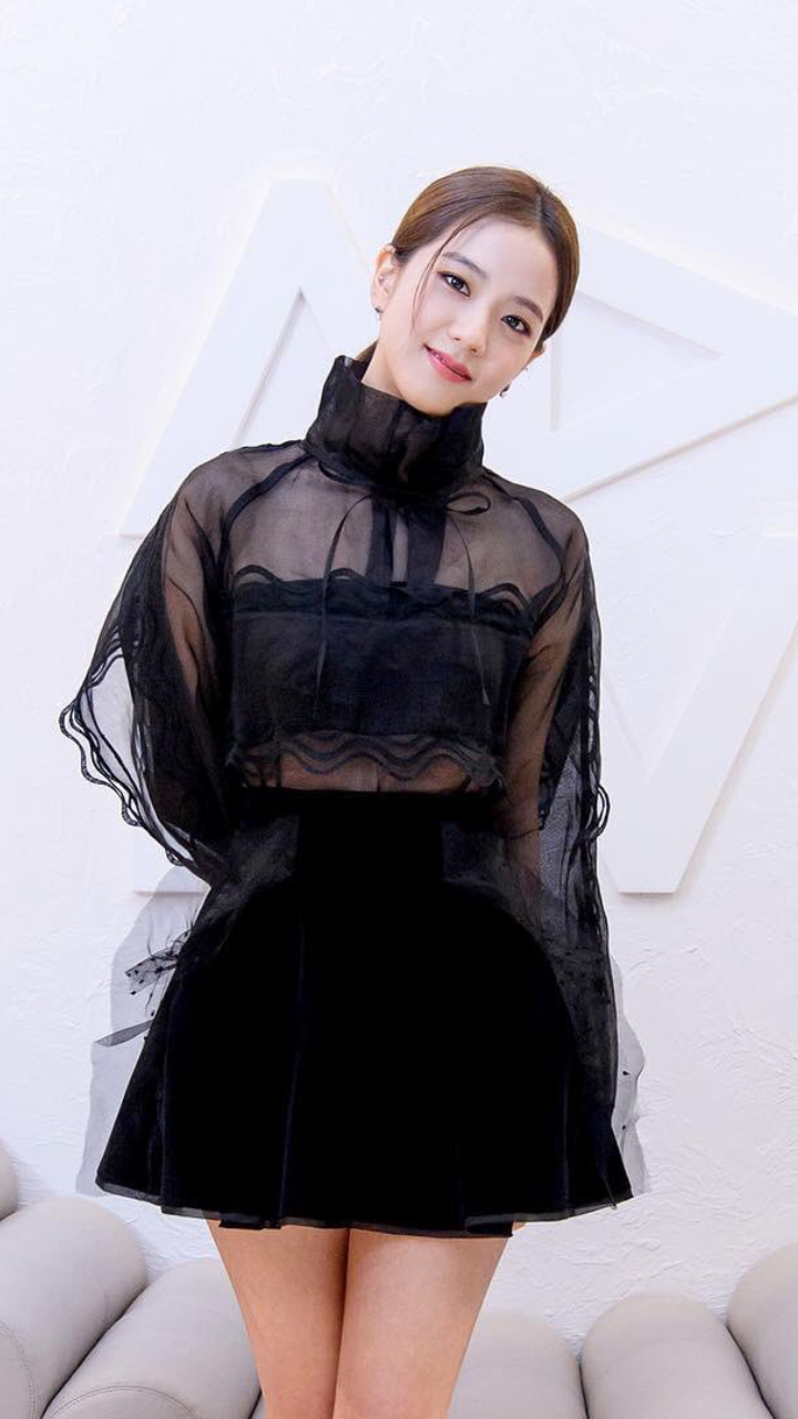 jisoo dress black Diary of a Pop Star self-portrait-US