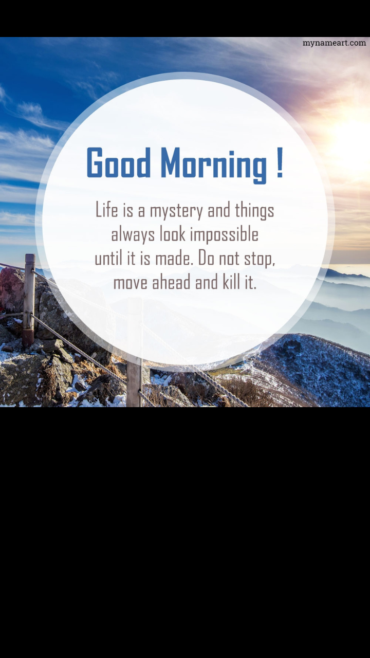 Cold Good Morning Quotes