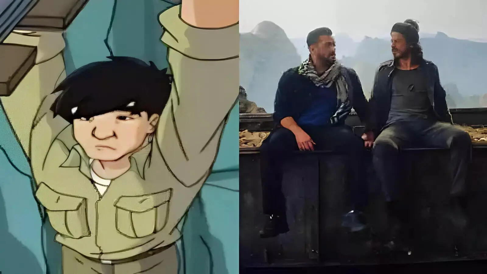 SRK and Salman Khans epic Pathaan scene was a rip-off from Jackie Chans ...