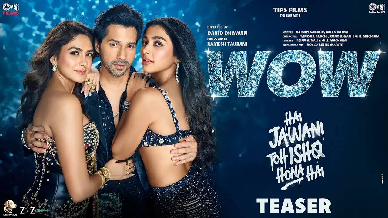 ‘Wow’ teaser drops: Varun Dhawan, Pooja Hegde and Mrunal Thakur promise a party banger