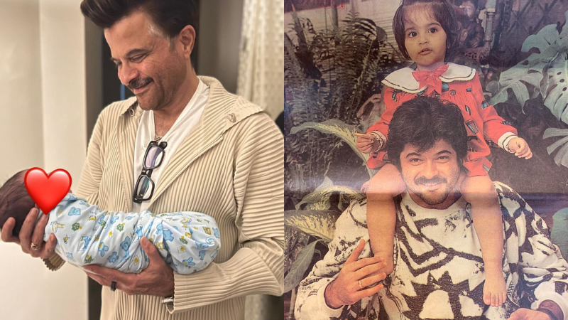 Sonam Kapoor shares adorable snap of dadu Anil Kapoor with baby Vayu on ...