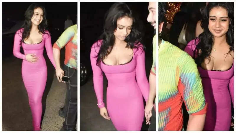 Nysa Devgan’s pics of holding hands with...