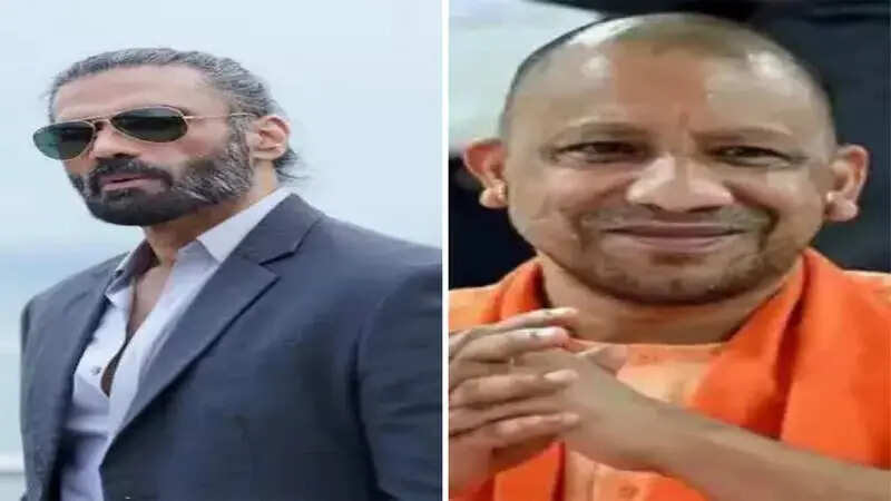 Suniel Shetty requests UP CM Yogi Adityanath to help stop the # ...