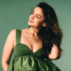 Alia Bhatt Slays In Plunging Neckline Green Dress And It SCREAMS Fashion |  Times Now