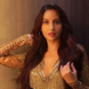 nora fatehi gold dress Spaghetti Straps Gold Mermaid Sequin Sheath Long Prom Dresses With Sid main image 1
