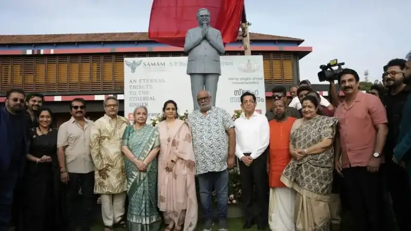 Late singer S. P. Balasubrahmanyam honoured with 10-foot statue in Kerala
