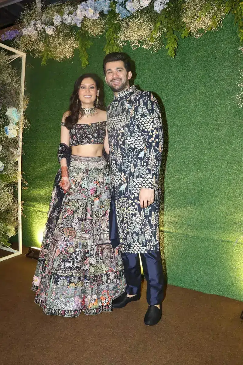 Karan Deol and Disha Acharya's engagement