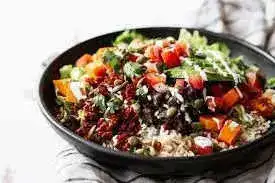 Brown Rice and Black Bean Bowl