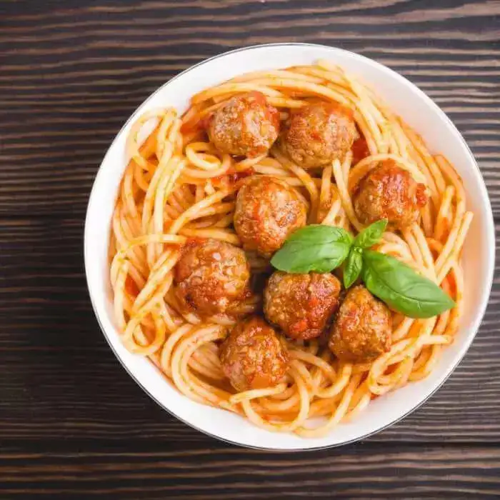 Turkey Meatballs with Whole Wheat Spaghetti