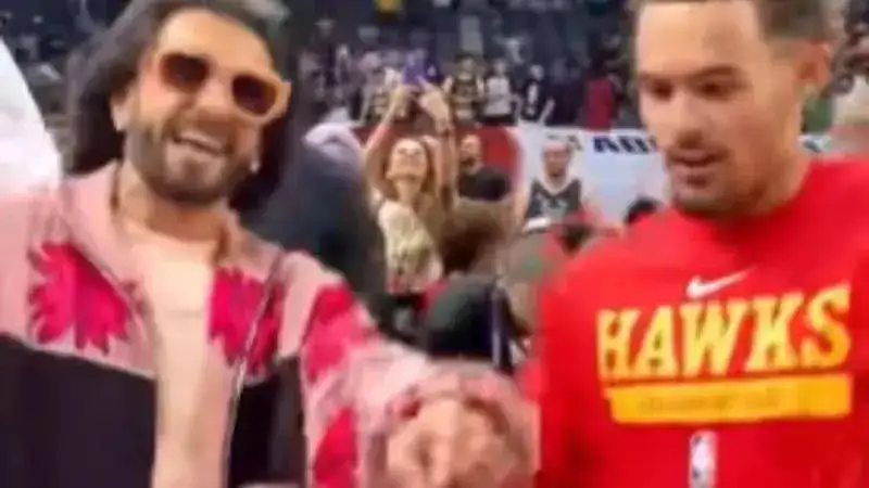 Ranveer Singh and NBA player Rayford Trae Young dance to Gallan Gudiyaan