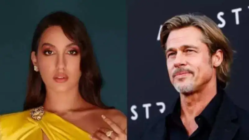 People find it difficult to believe Nora Fatehi's claim that Brad Pitt "slid into her DMs"