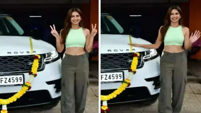 Kriti Kharbanda gets home a Range Rover Velar worth a whooping Rs. 89 lakhs