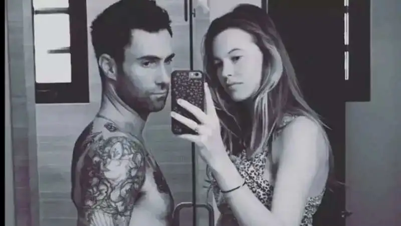 Pregnant Prior to the arrival of her third child, Behati Prinsloo took a nude pregnancy selfie