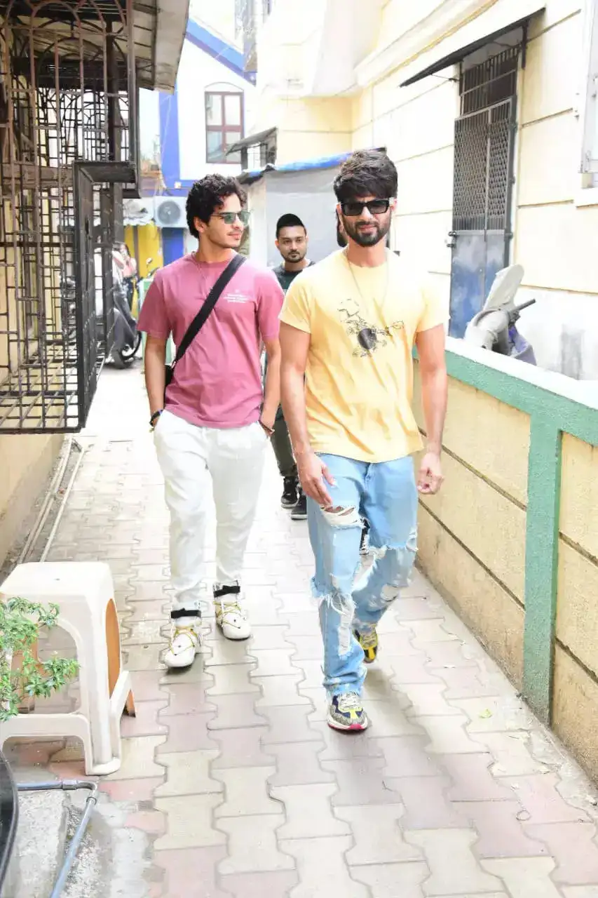 ishaan khatter and shahid kapoor