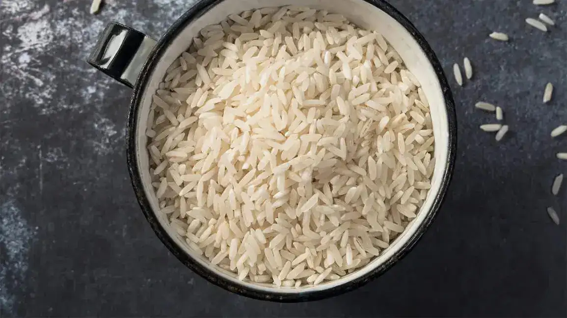 Raw rice