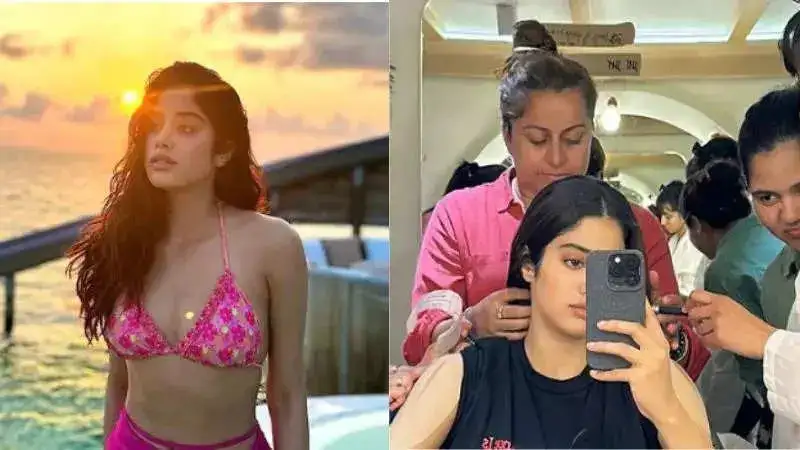 Janhvi Kapoor shares pictures from ‘one extreme to another,’ rumoured beau Shikhar Pahariya reacts