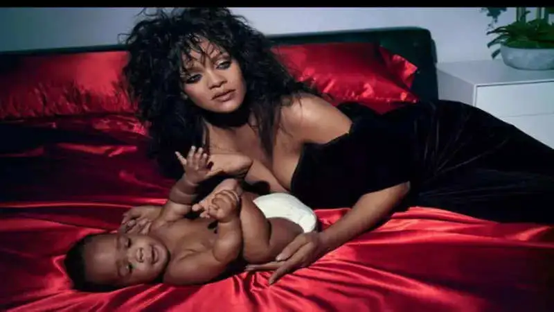 Rihanna’s baby boy makes magazine debut with her and father ASAP Rocky in a stunning photoshoot