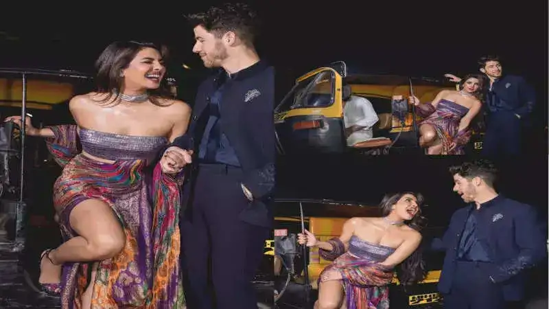 Priyanka Chopra enjoys Mumbai autorickshaw ride with Nick Jonas, pics inside