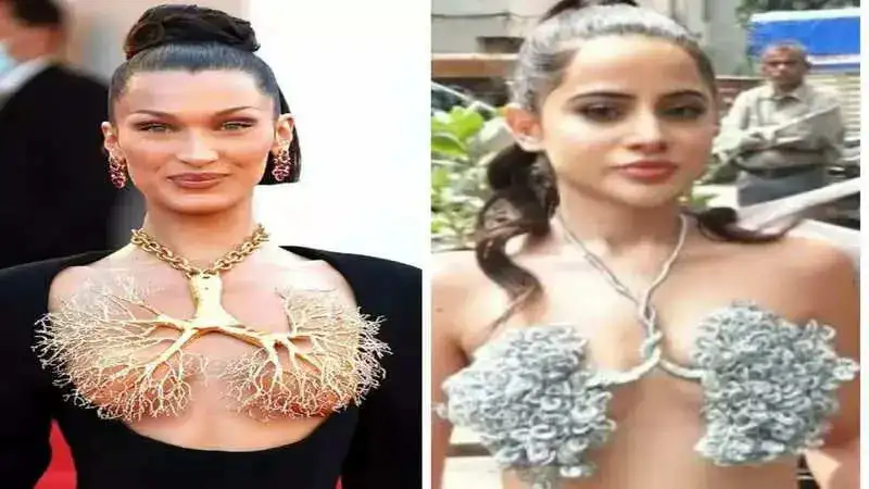 Urfi Javed copies international beauty Bella Hadid yet again, See yourself!