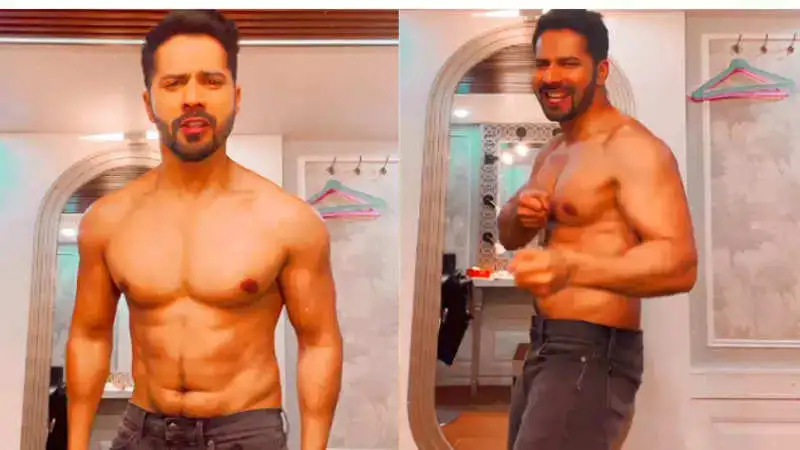 Varun Dhawan flaunts his abs and says ‘JugJugg Jeeyo’ as he bids goodbye to 2022