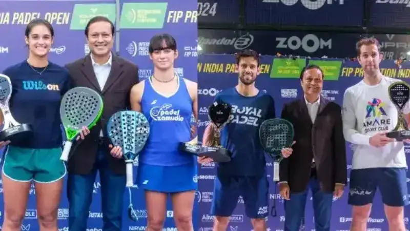 Spanish Padel stars dominate India’s first-ever FIP Promotion India Padel Open