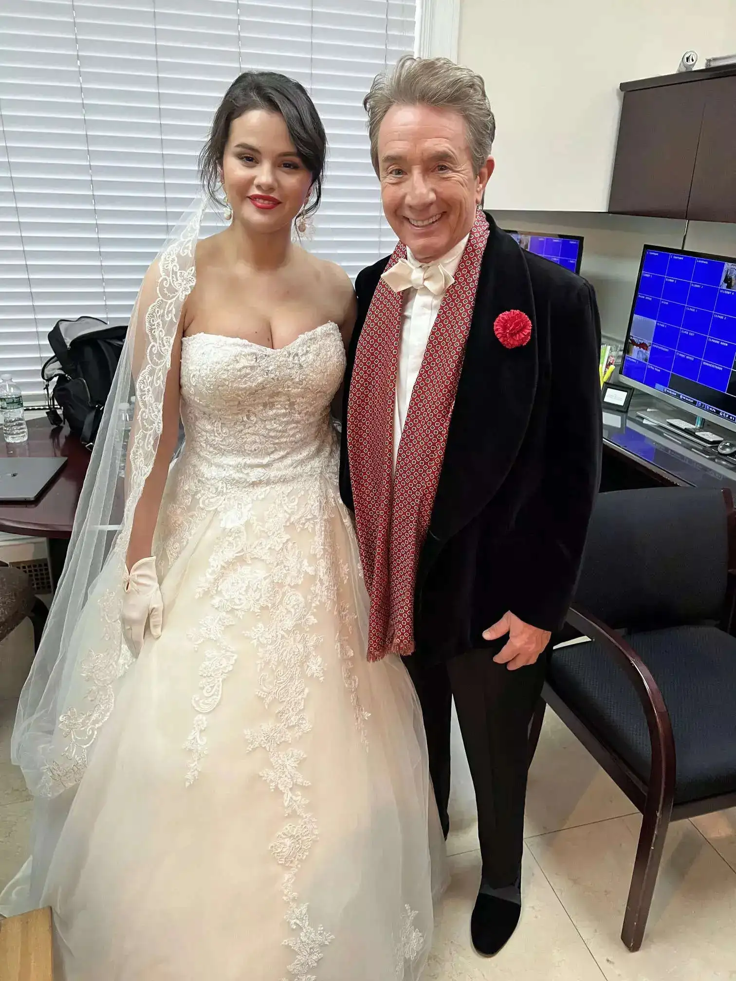 Selena Gomez with Martin Short