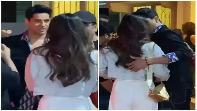 Kiara Advani makes heads turn as she hugs Sidharth Malhotra at ‘Mission Majnu’ screening