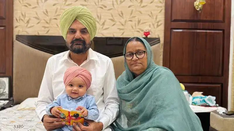 Sidhu Moosewala's parents reveal face of his baby brother Shubhdeep