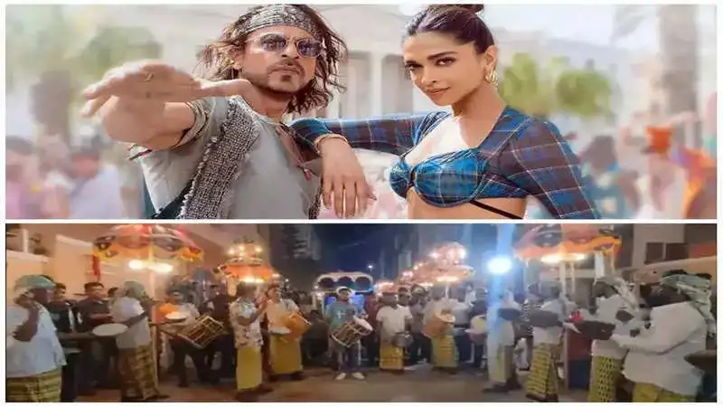 This baraat version of Shah Rukh Khan’s song ‘Jhoome Jo Pathaan’ will make your day!