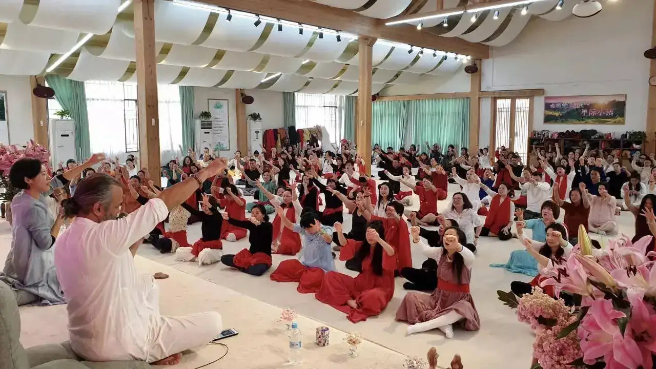 Bijay Anand celebrating International Yoga Day