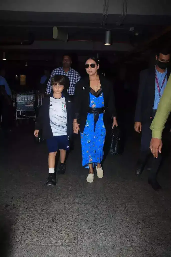 Gauri Khan and Abram Khan