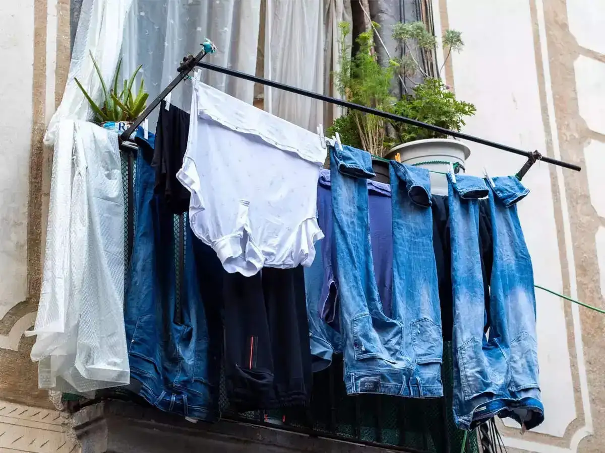 Drying clothes