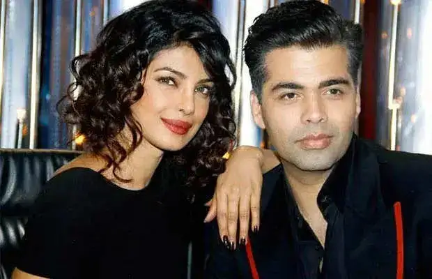 Karan Johar and Priyanka Chopra.