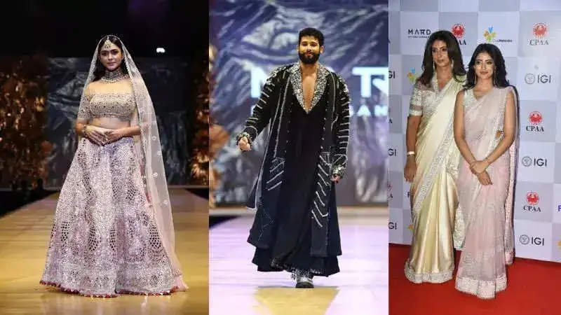 Siddhant Chaturvedi, Mrunal Thakur walk the ramp for Abu Jani Sandeep Khosla, Navya Naveli Nanda attends