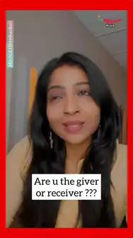 GIVER OR RECIEVER - RJ SHIVSHANKARI