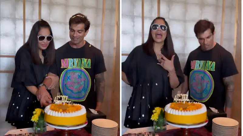 Watch how Bipasha Basu and Karan Singh Grover celebrate their 7th anniversary