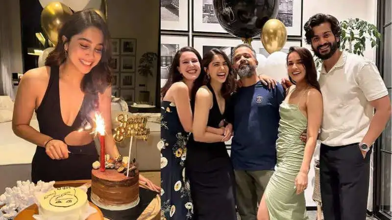 Sharvari Wagh shares pictures from her birthday bash with rumoured boyfriend Sunny Kaushal and others