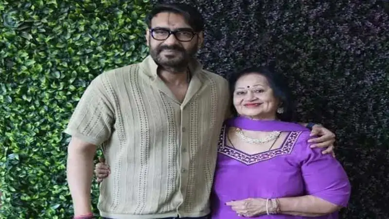 Ajay Devgn wishes mother a very happy 75th birthday