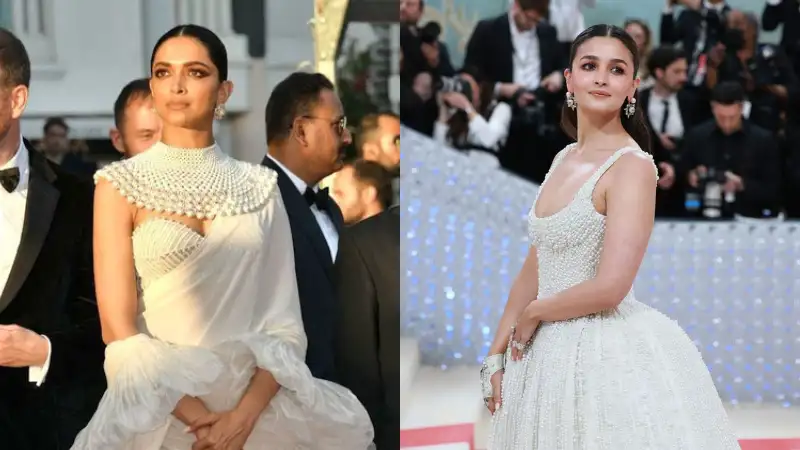 Alia Bhatt's Met Gala look similar to Deepika Padukone's Cannes attire? Netizens think so