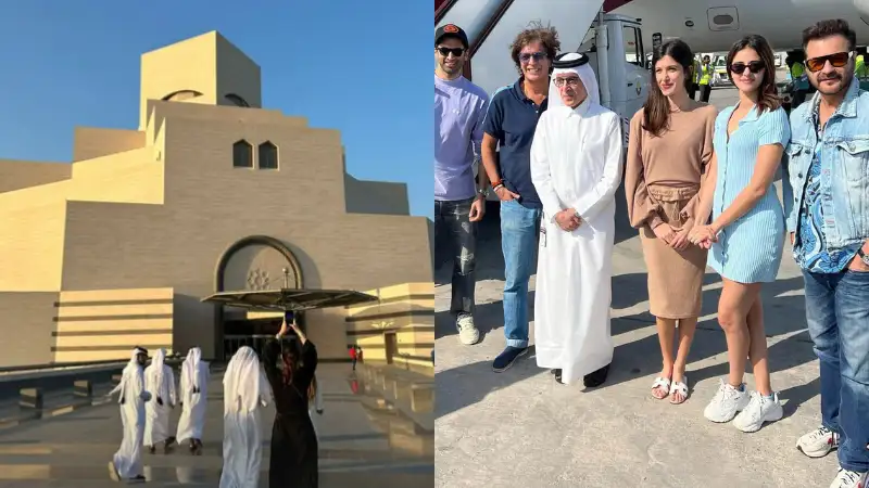 Ananya Panday goes sightseeing in Dubai with BFF Shanaya Kapoor, shares breathtaking pics