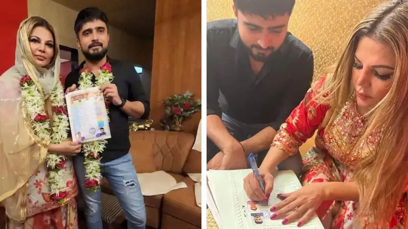 Rakhi Sawant secretly marries boyfriend Adil Durrani; see the wedding pictures here