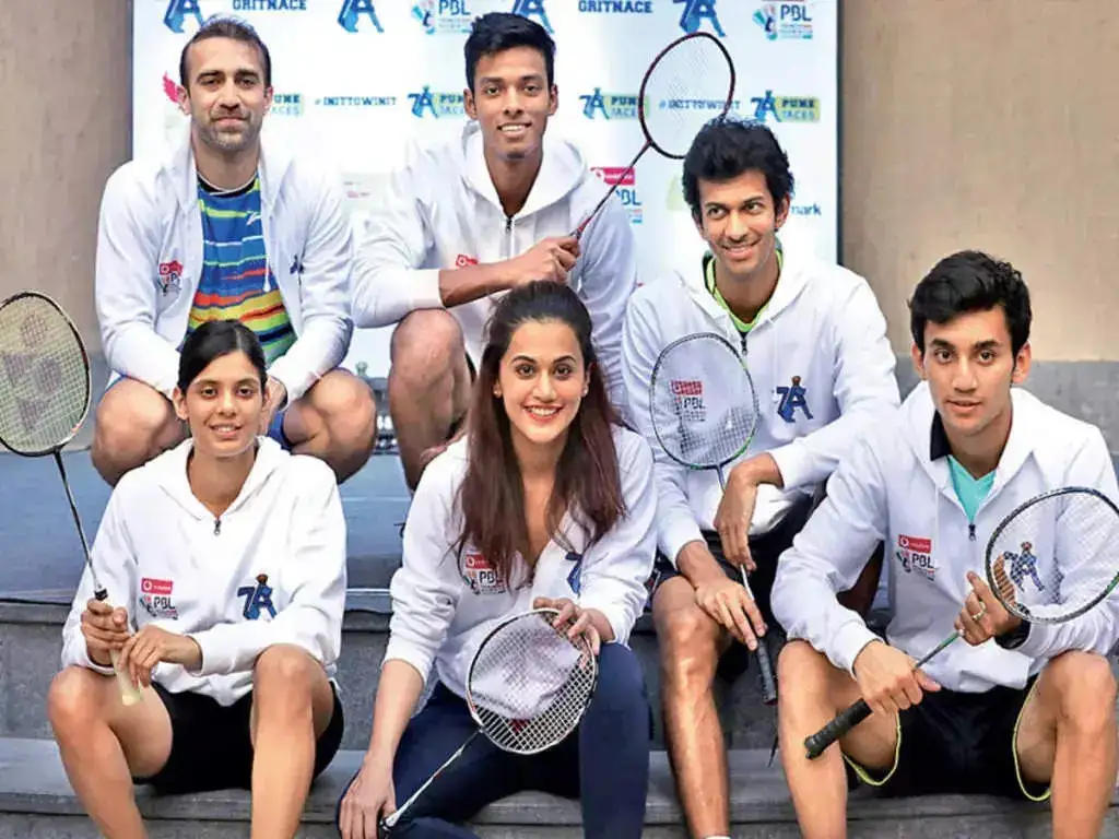 Taapsee Pannu with Pune 7 Aces