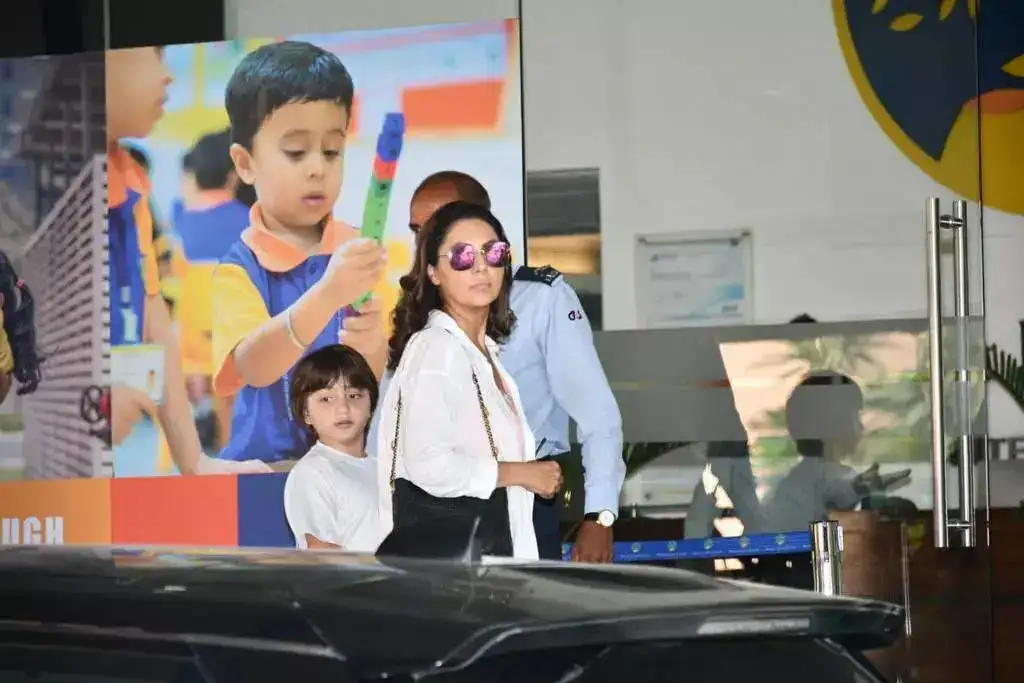 Gauri Khan with son AbRam